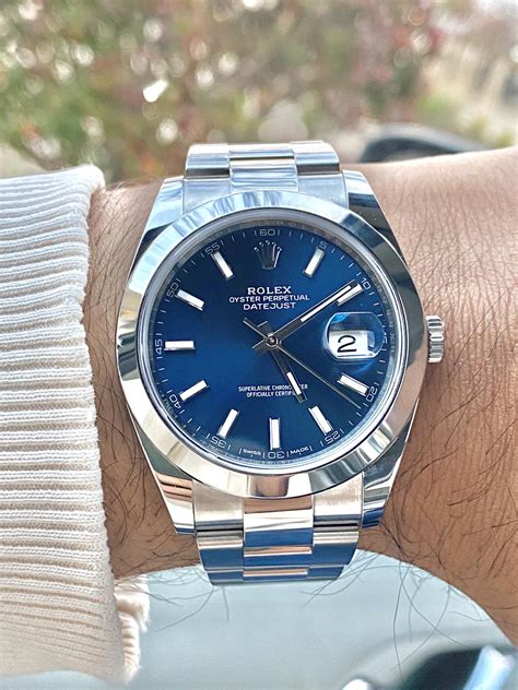 rolex datejust 126300|Rolex Datejust 41mm blue 126300.